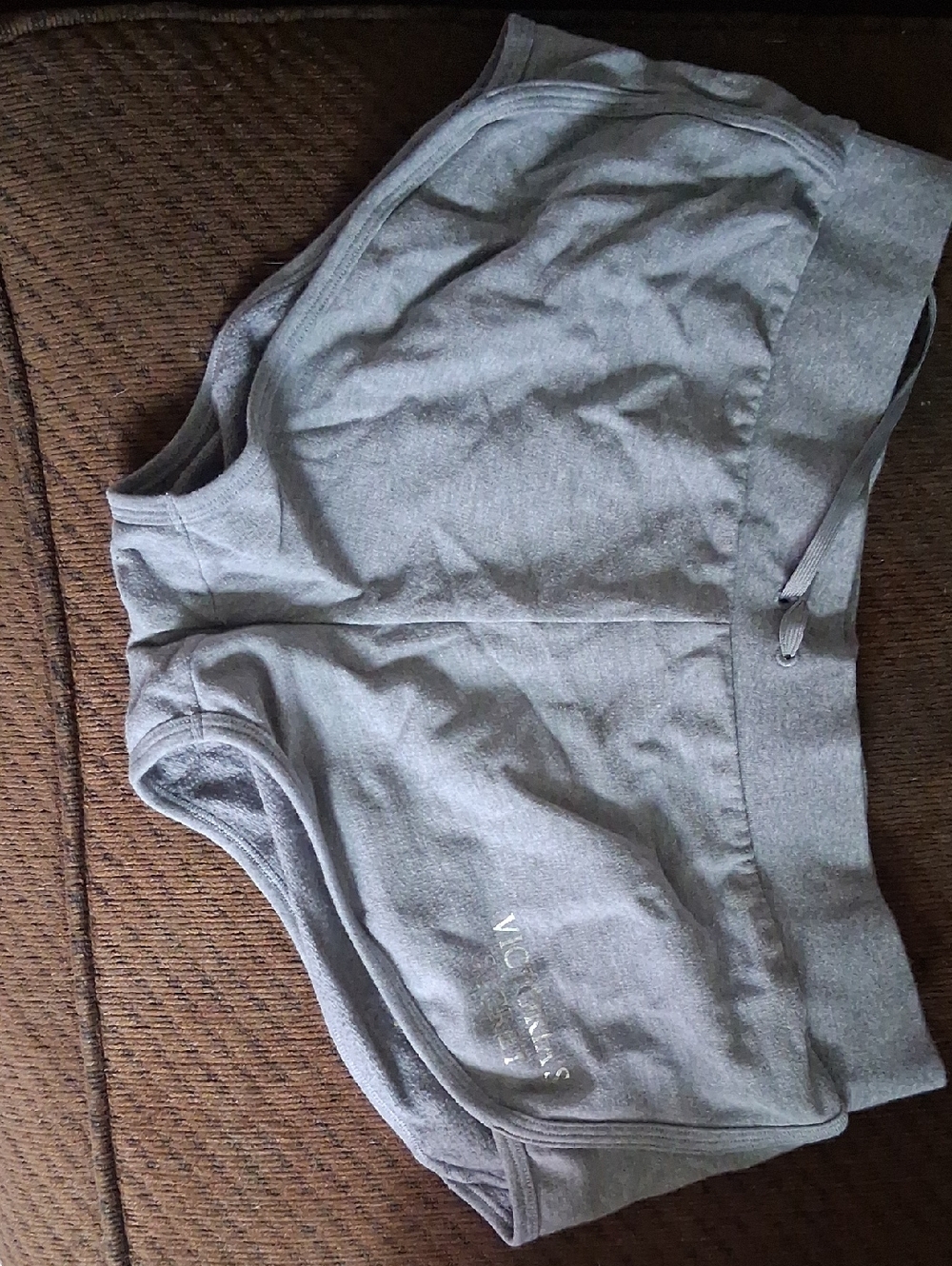 Victoria's Secret Grey Logo Sports Bralette
